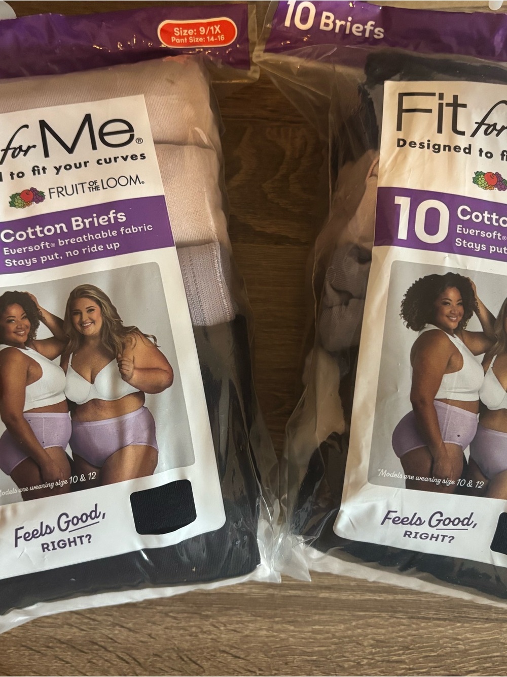 Fit for Me Fruit of the Loom women’s cotton briefs
